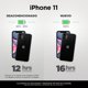 thumbnail image 3 of IPhone Apple 11 64GB Negro, 3 of 4