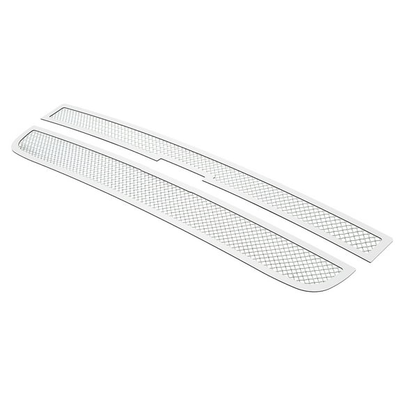 APS Compatible with Chevy Express Van 2003-2020 Main Upper Stainless Steel Chrome Mesh Front Grill Grille Insert C76436T