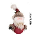 thumbnail image 2 of Festive Pendant Tabletop Stuffed Snowman Bauble Elder Display, 2 of 5