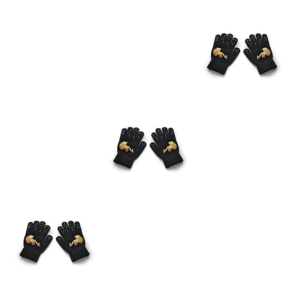 Minnieouse 1 par de guantes para niños estilo de dibujos animados cubierta de dedos para niños con patrones de vehículos Type1 Minnieouse CBP387556