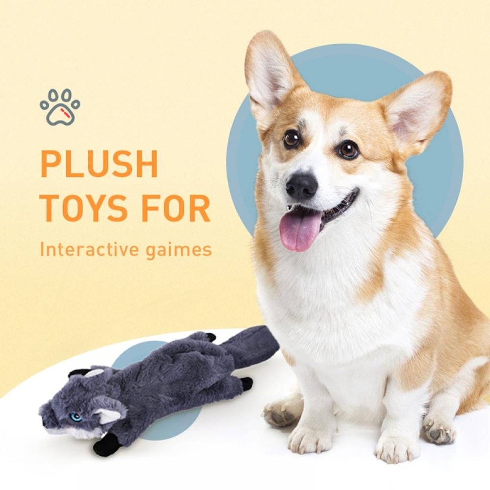Dropship Dog Squeaky Toys; No Stuffing Plush Chew Toy For Small