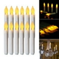 thumbnail image 3 of Sylvtty 6/12Pcs LED Electronic Candle Battery Operated Flameless Candle Realistic Flickering Flame Holiday Atmosphere Candle, 3 of 7