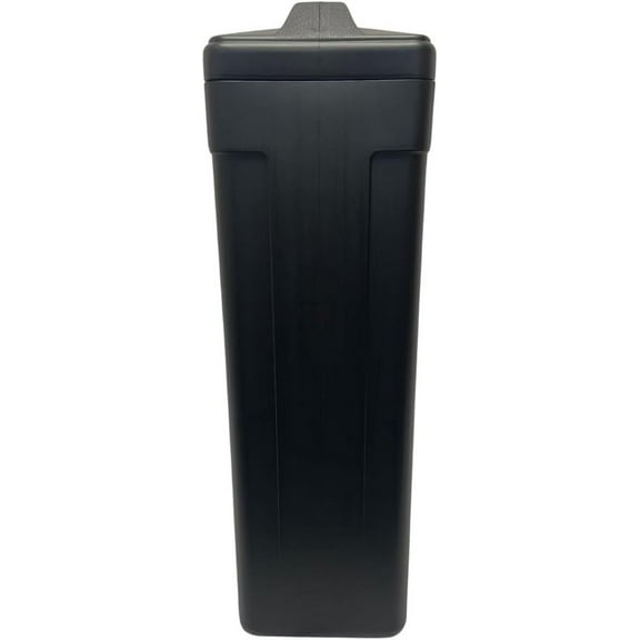 11x11x38 Square Brine Tank for Water Softener with Brine Safety Float Included (Black)