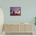 thumbnail image 5 of Stupell Industries Purple Sunrise Sky Tall Palm Trees Silhouettes Photograph Luster Gray Floating Framed Canvas Print Wall Art, Design by Jeff Poe Photography, 5 of 5