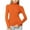 06 Orange, variant on Turtleneck Sweaters for Women Basic Solid Color Lightweight Fall Sweater Ribbed Knit Slim Fitted Pullover Tops Shermie