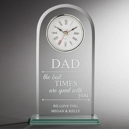 The Best Times Are Spent with You Personalized Glass (The Best Clock Widget For Android)