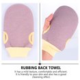 thumbnail image 4 of WRISTBIQUE 2Ud Paquete De Toallas Exfoliantes Para En Color Morado Con Textura Y Cómoda, 4 of 7