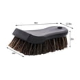 thumbnail image 3 of Leather Cleaning Brush with Natural Horse Hair Bristles for Car Interiors, Boots, and More, 3 of 7
