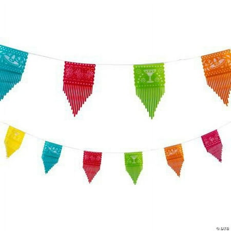 Cutout Banner With Fringe - Party Decor - 1 Piece
