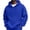 Royal Blue -AR18, variant on Dwellite Men's Oversized Hoodie Waffle Knit Sweatshirts Casual Hooded Pullover Athletic Hoodie with Pocket Yellow M