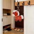 thumbnail image 4 of Acrylic Keychain Crying Horse Pattern Double Sided Key Chain for Bag Decoration Pendant, 4 of 9