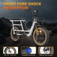thumbnail image 5 of Electric bike for adults ,1500w peak motor, 48v 26Ah, 20 "×4.0" fat tires, maximum speed 28 miles, dual-battery design,all-terrain capability., 5 of 8