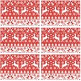 thumbnail image 4 of EREHome Noël Renne Rouge Set de Support de Plaque Set de 6, Tapis de Table Protecteur 12x18 Pouces, 4 of 5