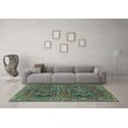 thumbnail image 3 of Ahgly Company Indoor Rectangle Persian Turquoise Blue Traditional Area Rugs, 5' x 8', 3 of 4