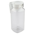 thumbnail image 2 of Juice Bottle - Juice Jar, Acrylic Transparent Striped Ice Cold Water Bottle Juice Jug with Lid (4 Sizes) (Size : 800ml), 2 of 7