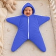 thumbnail image 5 of Takafot Baby Starfish Onesie, Thick Imitation Fleece Starfish Newborn Romper, Infant Footie Jumpsuit Winter Warm Outfits, 5 of 9