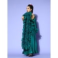 thumbnail image 4 of Fashion Women's Polyester Solid Saree with Unstitched Blouse Piece, 4 of 5