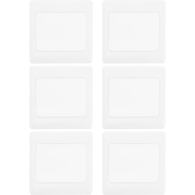 6 Pcs Outlet Plate Cover for Home Renovation 86 Type Wall Plate Cable Cover Decorative Outlet Covers Easy Installation Plate Cable Cover