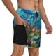thumbnail image 2 of Fotbe Sea World Traje de Baño para Hombre – Shorts de Natación de Secado Rápido con Forro y Bolsillos-Small, 2 of 6