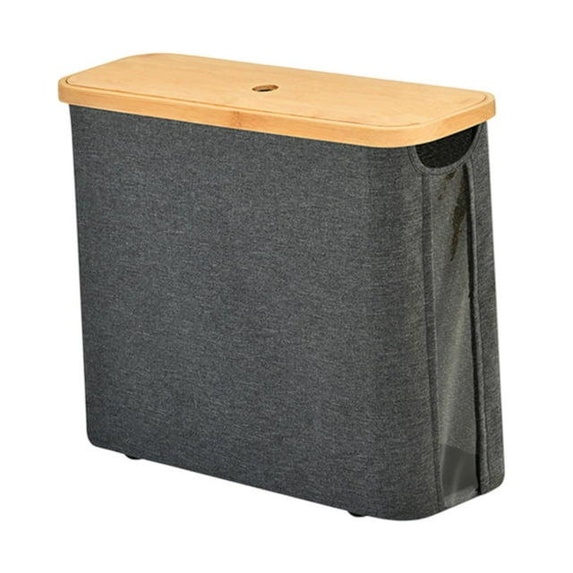 Portarrollos de papel higiénico plegable para baño, dormitorio y armario. Gris