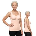 thumbnail image 2 of Built In Bra Tank Tops For Women Elderly U Neck Shapewear High-Stretch Slimming Shapewear, Comfortable Bra Tanktop, 2 of 6