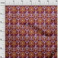 thumbnail image 2 of oneOone Cotton Silk Fabric Stripe & Paisley Ikat Print Fabric By Yard 42 Inch Wide, 2 of 4