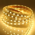 thumbnail image 4 of Tira LED blanca cálida de 2 m, tira LED de 220 V muy brillante con interruptor, tira impermeable 5050 IP65, 4 of 5