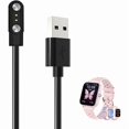thumbnail image 1 of xixishop [1 Pack] for Colesma 1.83 Inch Smart Watch Charger, Magnetic Replacement USB Charging Cable Compatible with Colesma 1.83 Inch Smart Watch Accessories(Black), 1 of 1