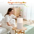 thumbnail image 6 of AIRROMI Air Purifier for Home Bedroom Covers 990 Ft² - Hepa 3-in-1 Filter, with Aromatherapy, Night Light & Timer, Remove Smoke, Pet Dander, Odor, Dust,A2001 Beige, 6 of 10