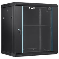 12U Wall Mount Network Server Rack Cabinet Enclosure 15.5'' Deep Door Lock