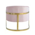 thumbnail image 4 of Traxmon Chaise d'Appoint en Velours Rose, 4 of 4