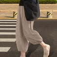 thumbnail image 4 of Dream Lifestyle Baggy Woman Pants Breathable Streetwear Cropped Length Bloomers for Daily Wear, 4 of 8
