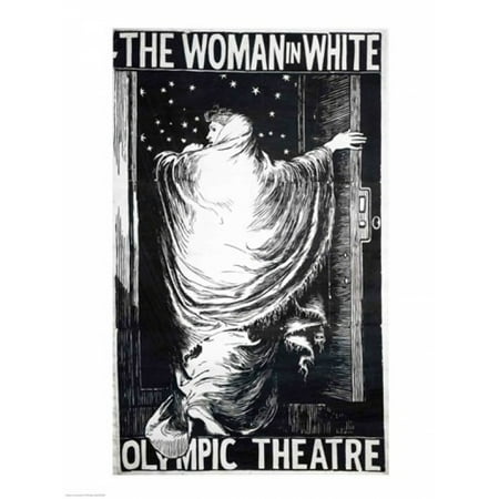 Womens Stretch Walker - Poster for the stage version of The Woman in White Stretched Canvas - Frederick Walker (24 x 36)
