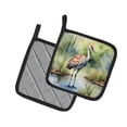 thumbnail image 2 of Carolines Treasures DAC7479PTHD 7.5 x 7.5 in. Sandhill Crane Pot Holders - Set of 2, 2 of 5