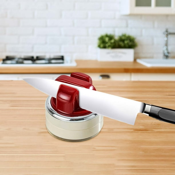 Afilador de cuchillos de cocina con succión HWRETIE,utensilio de cocina para el hogar,herramienta multiusos para afilar cuchillos de manera eficiente