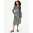 thumbnail image 6 of Joyspun Women's Plush Sleep Robe, Size S to 3X, 6 of 6