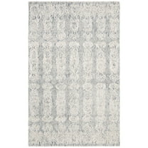 SAFAVIEH Glamour Aubree Abstract Floral Runner Rug, Blue/Ivory, 2'3" x 8'