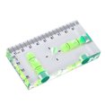 3.7 Inch Mini Magnetic Acrylic Level Ruler with Embedded Green Bubble ...