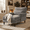 Gray, variant on CKEASEAN 51.57'' Modern Chenille Chaise Lounge Sofa Indoor, Comfy Sleeper Sofa Chair with Deep Cushion, Upholstered Leisure Recliner Chair with Armrest for Living Room, Apartment, Easy Assembly