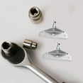 thumbnail image 1 of Greenadscape 4pcs Gas Strut Mounting Brackets Metal for Cabinet Lifts for Installing Cabinets, 1 of 6
