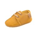 thumbnail image 3 of Baby Boys Girls Oxford Shoes Anti-slip Lace Up Sneaker PU Leather Moccasin Newborn Infant First Walker Loafer Shoes 0-18 Months, 3 of 6