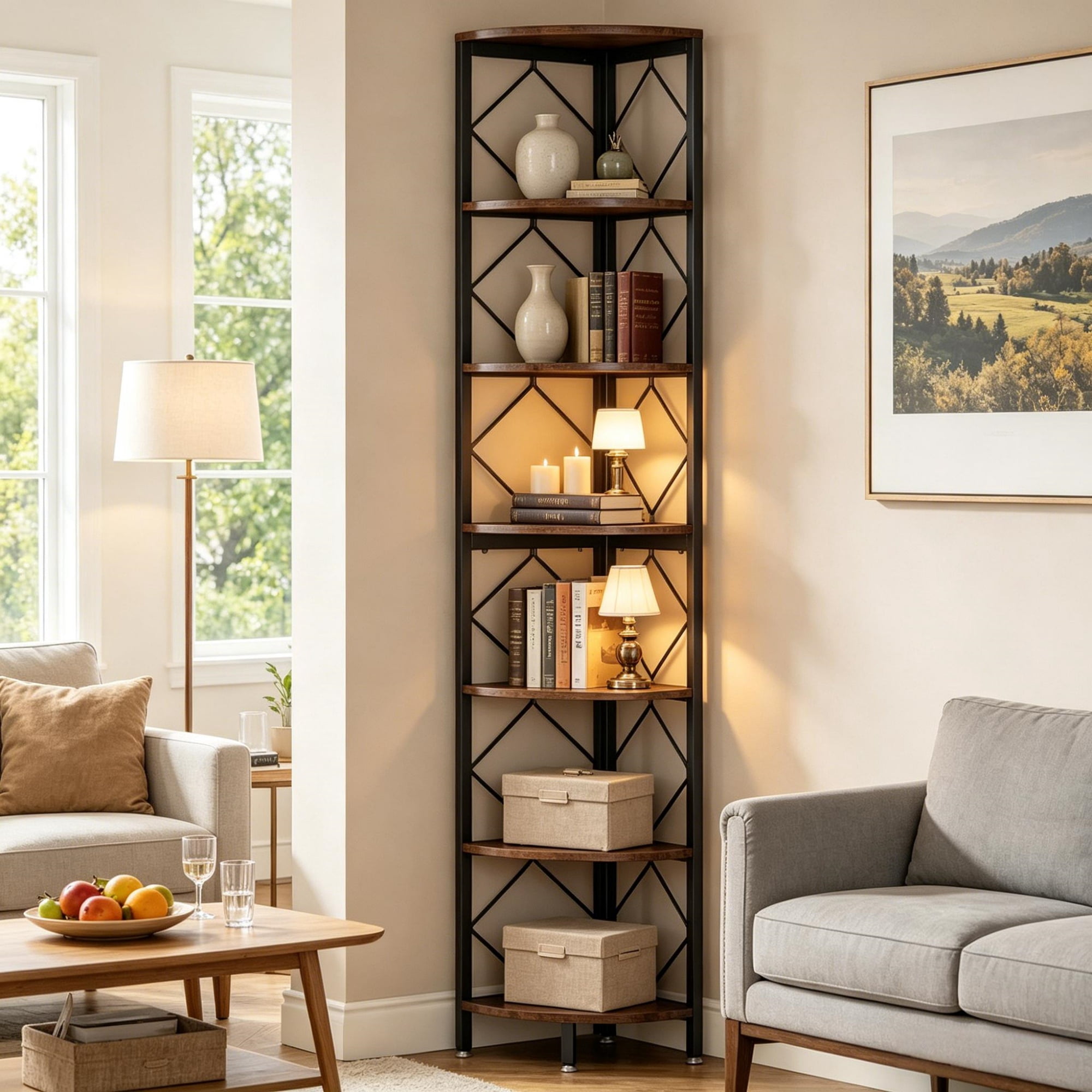 Bookshelf Corner Shelf