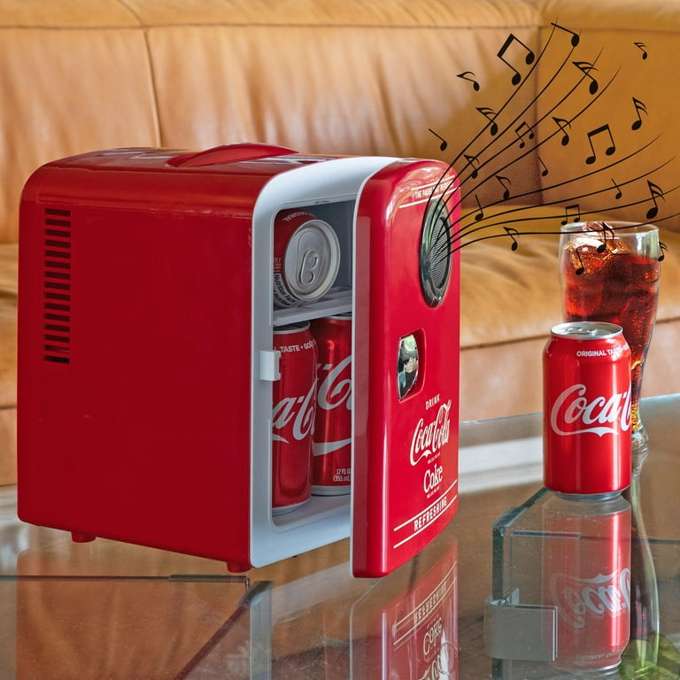 コカコーラ　Bluetooth スピーカー　ポータブル冷温庫　　コカ・コーラ コカコーラ 缶型 充電式 ポータブル Bluetoothスピーカー ラジオ