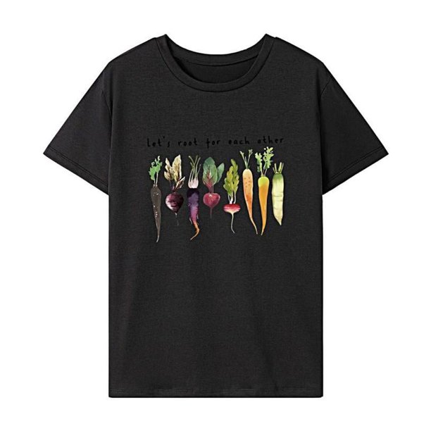Camiseta de mujer con cuello redondo, camiseta transpirable de manga corta para uso diario M