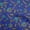 Blue, variant on oneOone Georgette Viscose Medium Blue Fabric Asian Floral Fabric For Sewing Printed Craft Fabric By The Yard 42 Inch Wide