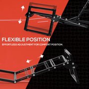 Supllueer Racing Simulator Cockpit x-shaped Belt Seat Foldable Fit for Logitech G923 G920 Fanatec Thrustmaster.Excluding electronic devices