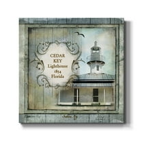 Wexford Home Florida Lighthouse IV-Premium Gallery Wrapped Canvas, 10" x 10" - Ready to Hang