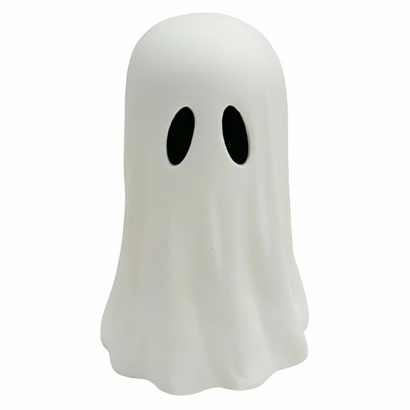 LAMIRO 3Pack Halloween Paper Mache Ghost Tabletop Decoration, Paper Mache Ghost Tabletop Decoration, 3.94" Halloween Indoor Decor Black White Brown