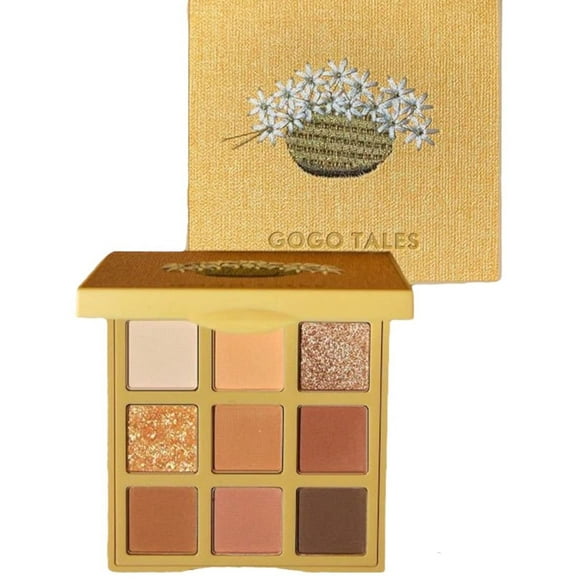 Eyeshadow palette, oil painting apricot palette, beginner matte pearl earth color eyeshadow (605 Neutral Paltte)