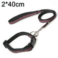 thumbnail image 2 of Dinheiro Collar para perro reflectante suave correa cómoda seguridad ajustable nailon impermeable,, 2 of 5